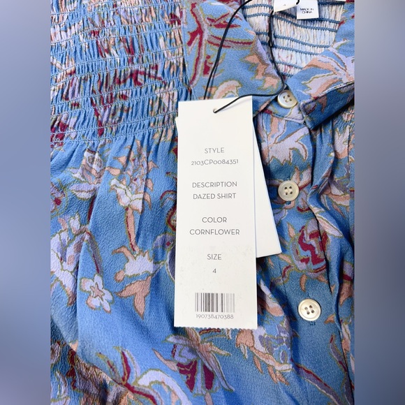 NWT Veronica Beard Dazed Floral Shirt - Picture 6 of 6